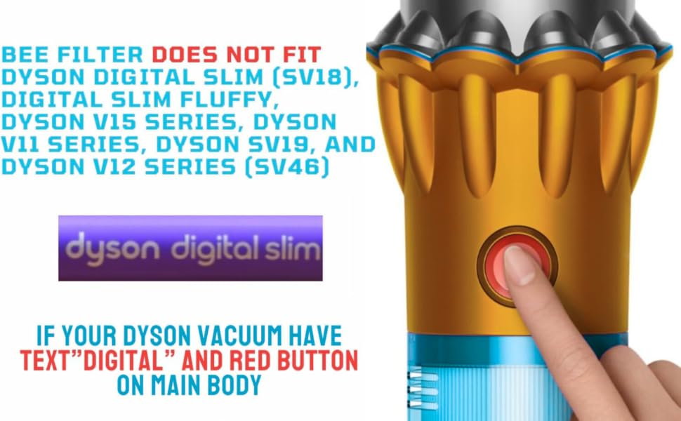 Dyson V15 Detect filter, Dyson V11 Filter Replacement
