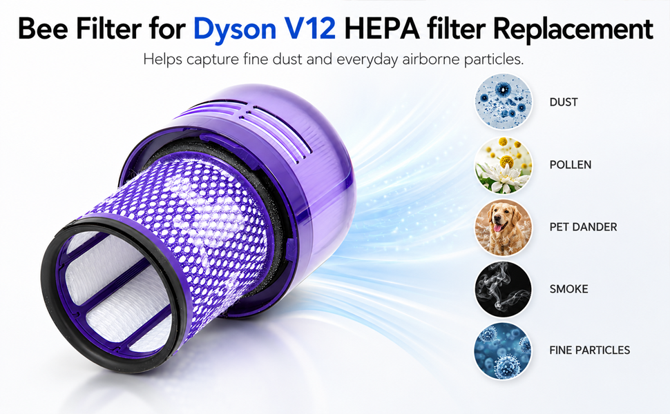 dyson v12 filter; dyson v12 detect slim filter; dyson v12 filter replacements; v12 dyson filter