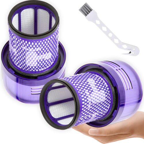 Dyson V12 Filter, 2 True HEPA Premium Filters Replacement compatible with Dyson V12, V12 Detect, V12 Detect Slim, V12 Detect Slim Absolute, V12 Filter Replacement, Part no. 971517-01 — image 1